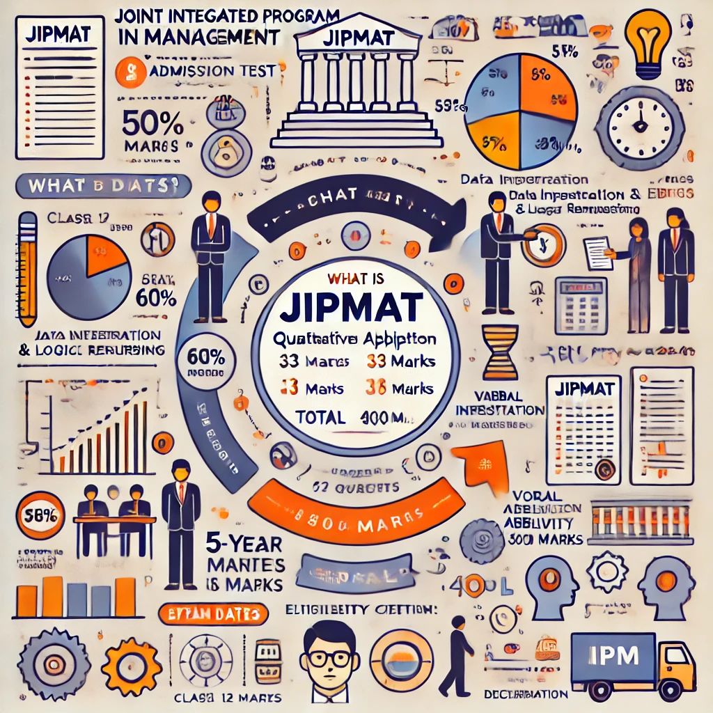 Get complete details on JIPMAT 2025 Exam Eligibility, the entrance exam for IIM & IIM Jammu’s 5-year Integrated Program in Management (IPM).