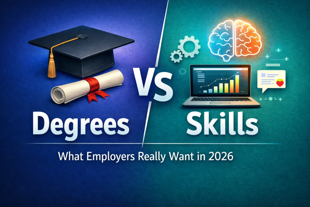 Degrees vs Skills: What Employers Really Look for in 2026