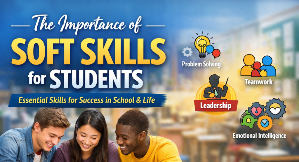 Soft skills are essential for student success. Learn the top 13 soft skills, their importance, and how they shape academic, personal, and career growth.