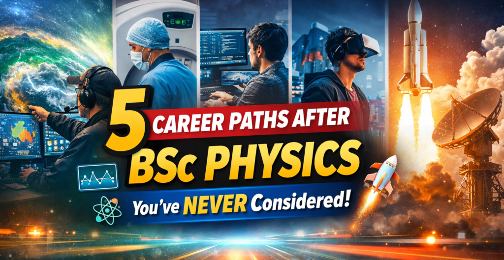 5 Career Paths After BSc Physics You’ve Never Considered (High-Growth Options)