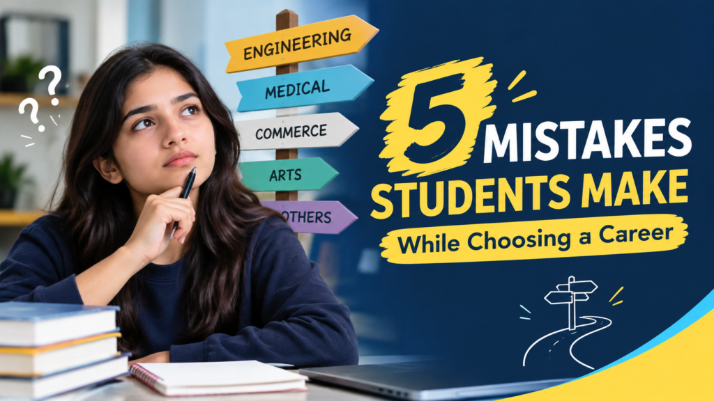 5 Mistakes Students Make While Choosing a Career | Career Guidance
