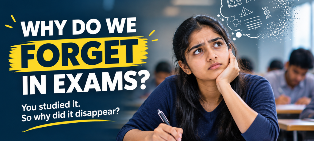 Why do exams make us forget what we know