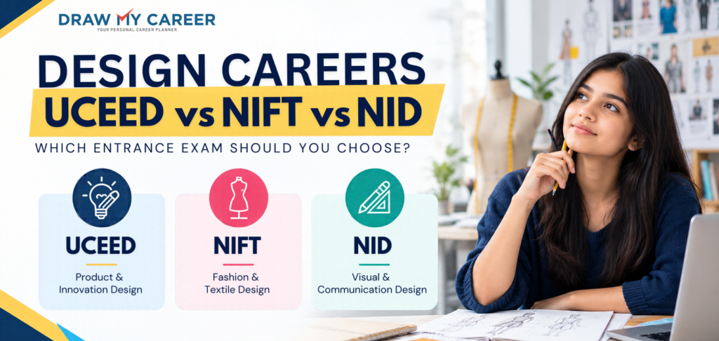 UCEED vs NIFT vs NID 2027: Exams, Courses & Dates