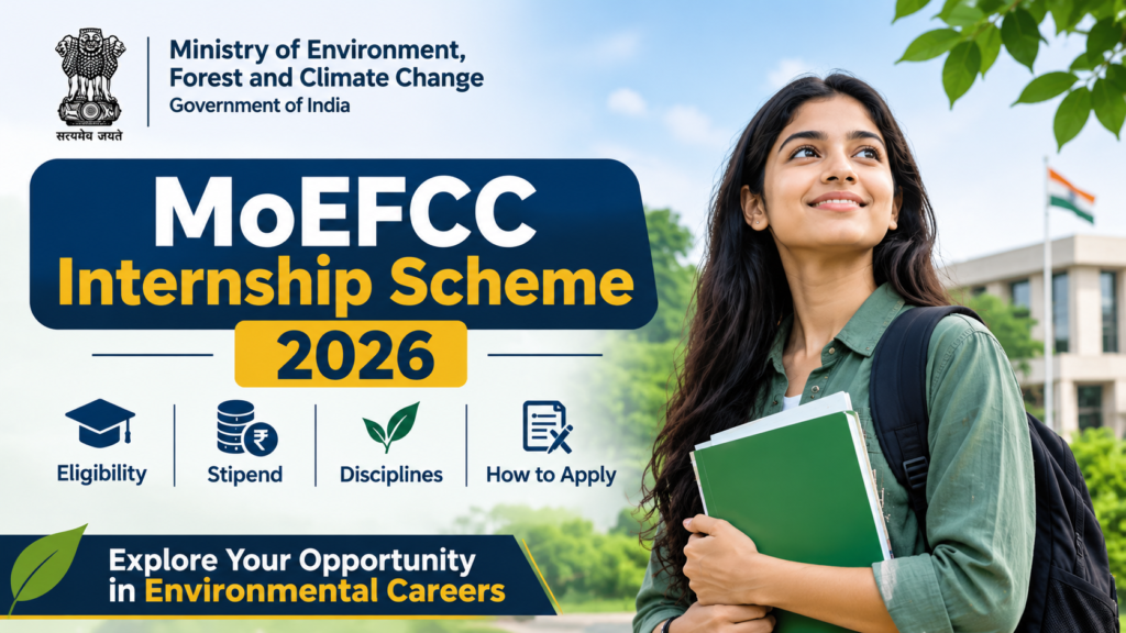 MoEFCC Internship Scheme 2026: Eligibility, Stipend and How to Apply